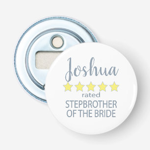 Abrebotellas Novia y Cortejo Nupcial 5 Estrellas Hermanastro de