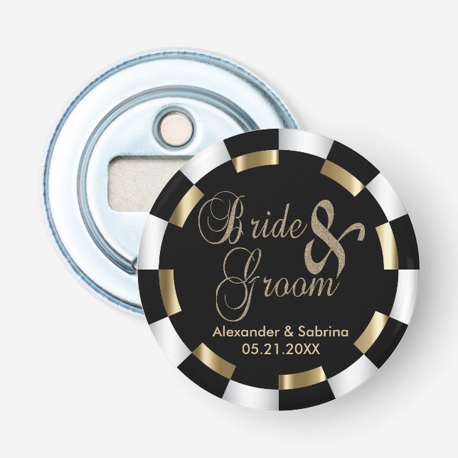 Abrebotellas Novia y Groom (Anverso)