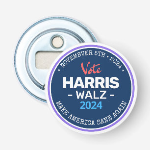 Abrebotellas Nuestro Make America Sane de nuevo Harris Walz 202