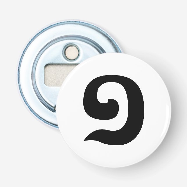 Abrebotellas Número camboyano 1 / Uno / ១ (Muəj) Idioma jemer (Anverso)