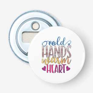 Abrebotellas Nurse Gift Cold Hands Varm Heart