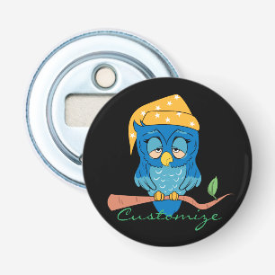 Abrebotellas Obra clásica soñolienta de Thunder_Cove del búh