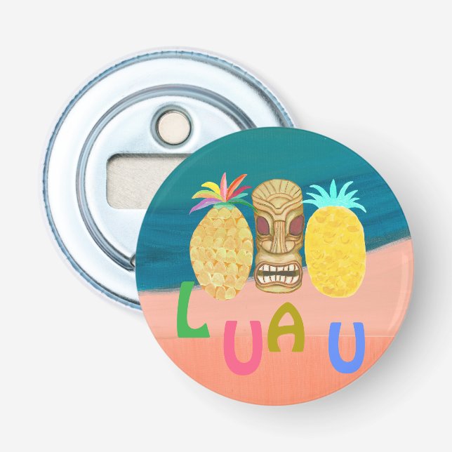Abrebotellas Ocean Tiki Pineapple Luau (Anverso)