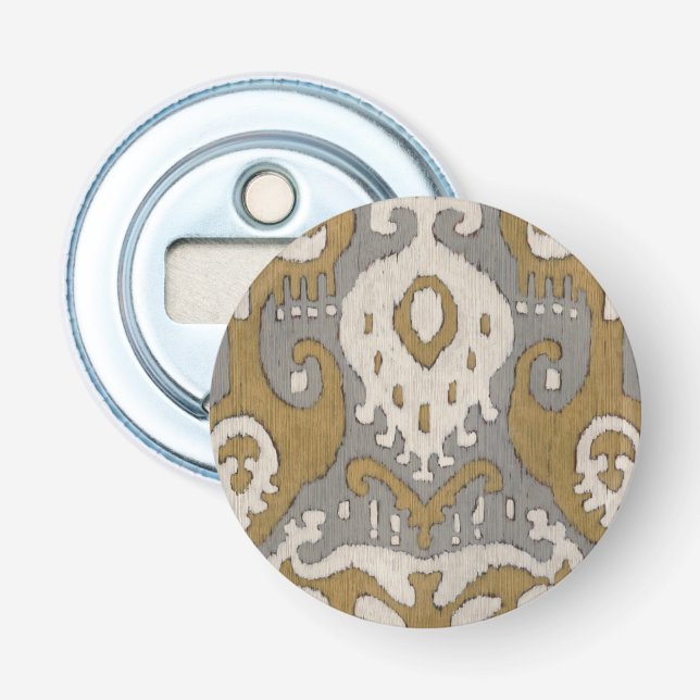 Abrebotellas Ochre Ikat II (Anverso)