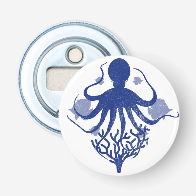 Abrebotellas Octopus (fondo claro) (Anverso)
