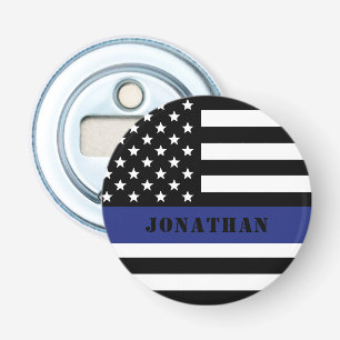 Abrebotellas Oficial De Policía personalizado Delgado Departame