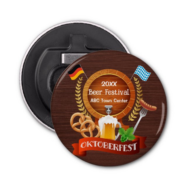 Abrebotellas Oktoberfest Beer Barrel (Anverso)