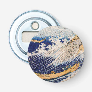 Abrebotellas Olas del Océano de Hokusai Barcos Marítimos