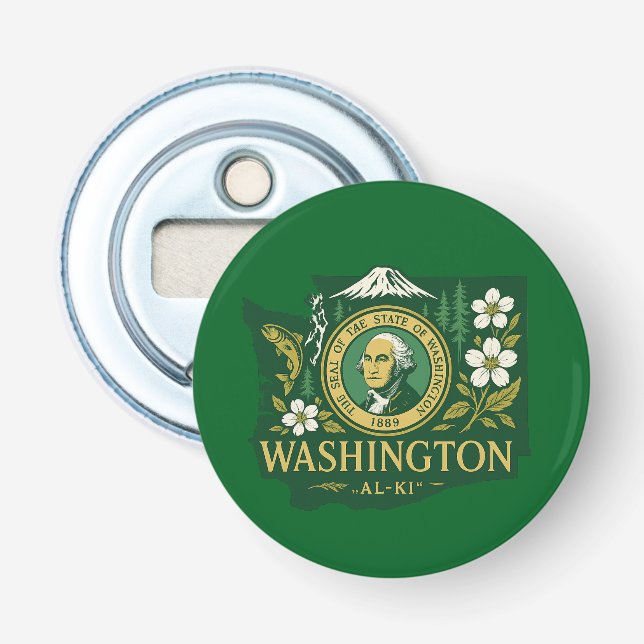 Abrebotellas Orgullo del estado de Washington (Anverso)