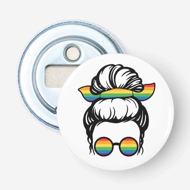 Abrebotellas Orgullo LGBT. Amor gay (Anverso)