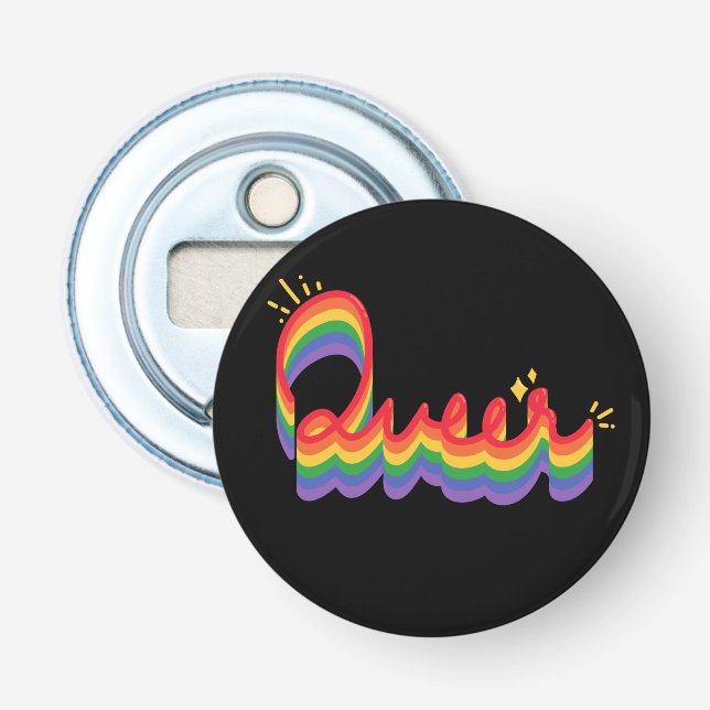 Abrebotellas Orgullo LGBT+. Amor homosexual. (Anverso)
