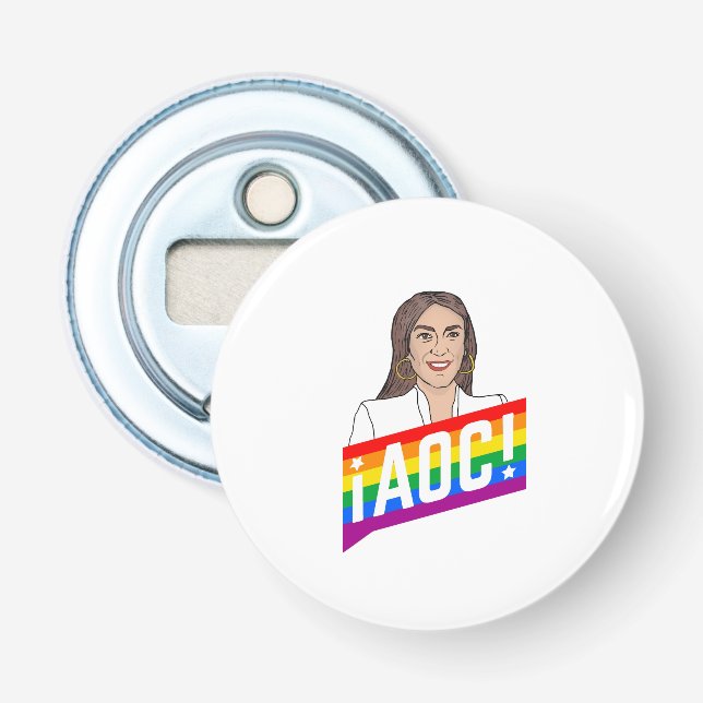 Abrebotellas Orgullo LGBT de AOC (Anverso)
