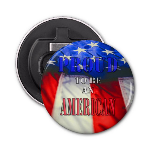 Abrebotellas Orgulloso de ser estadounidense (Anverso)