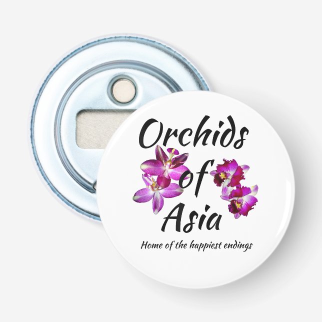 Abrebotellas Orquídeas de Asia (Anverso)