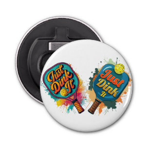 Abrebotellas Paddle de pelota - Diseño deportivo y divertido