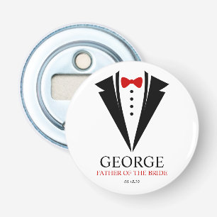 Abrebotellas "Padre de la novia" personalizado de Bow Tie Tuxed