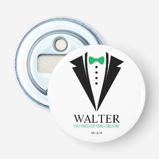 Abrebotellas "Padre del novio" personalizado de Bow Tie Tuxedo