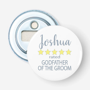 Abrebotellas Padrinos y Fiesta de Boda 5 Estrellas Padrino del 