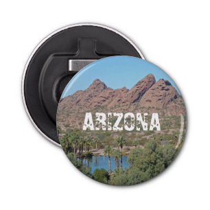 Abrebotellas Paisaje de Arizona Palm Trees Red Rock Keepsake