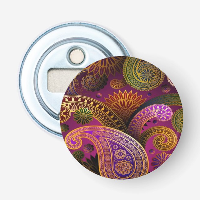 Abrebotellas Paisley Purple (Anverso)