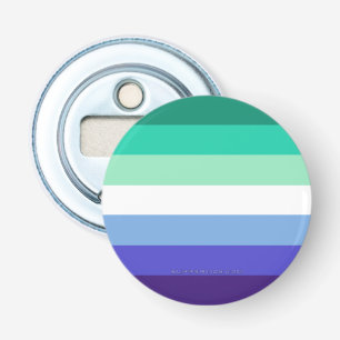 Abrebotellas Paleta de la bandera de hombres gays trans-inclusi