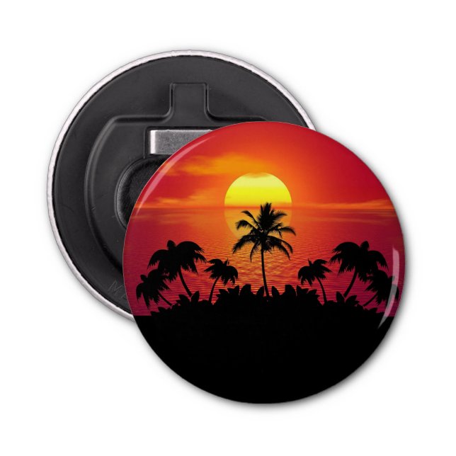 Abrebotellas Palm Trees Silhouette-16514 (Anverso)