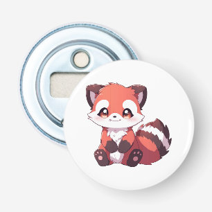 Abrebotellas panda rojo adorable
