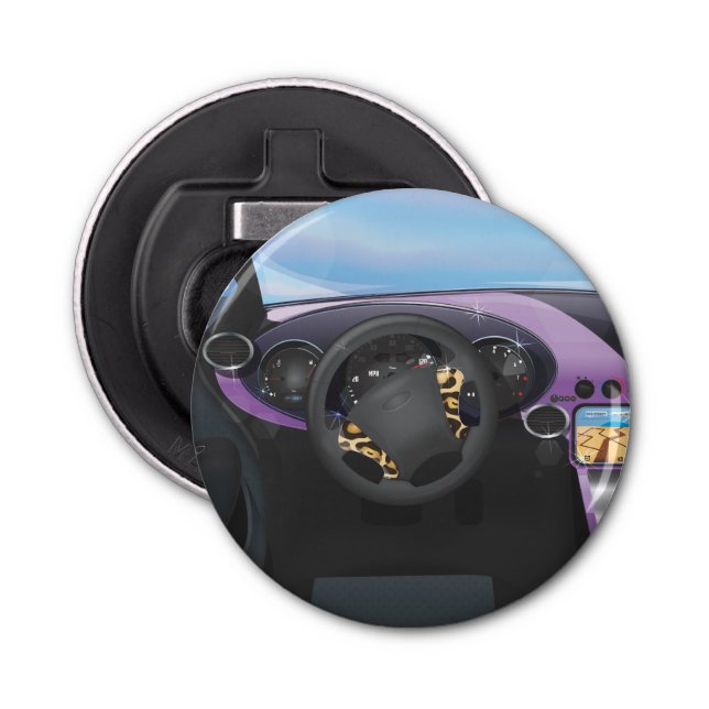 Abrebotellas Panel del coche deportivo (Anverso)