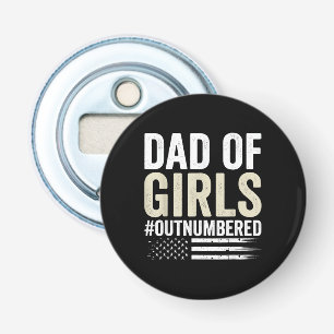 Abrebotellas Papá de Chicas Superadas Divertido Día del Padre