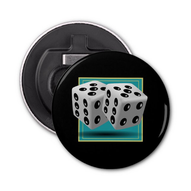 Abrebotellas Par de dados (Anverso)