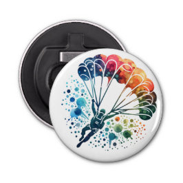 Abrebotellas Paracaidista colorido