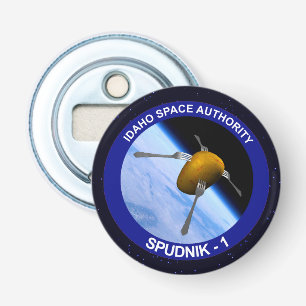 Abrebotellas Parche de misión de satélite Idaho Spudnik
