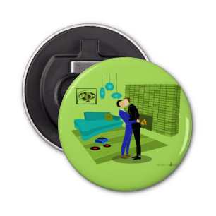 Abrebotellas Pareja gay retro enamorada