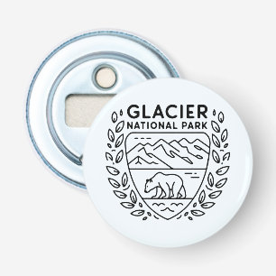 Abrebotellas Parque nacional Glacier Emblem