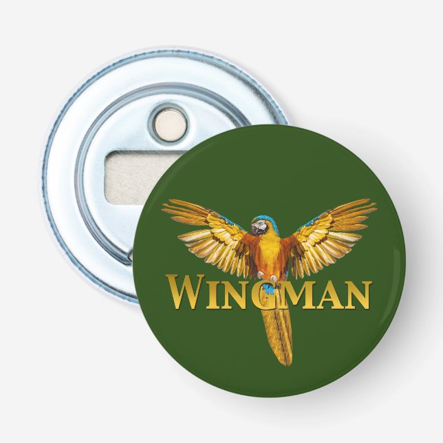 Abrebotellas Parrot Wingman (Anverso)