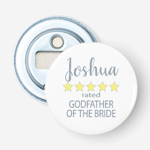 Abrebotellas Partido de la novia y la boda 5 Estrella padrino d