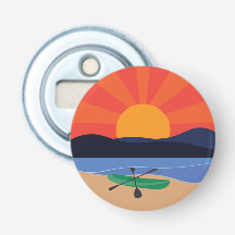 Pasear en kayak por el lago al atardecer