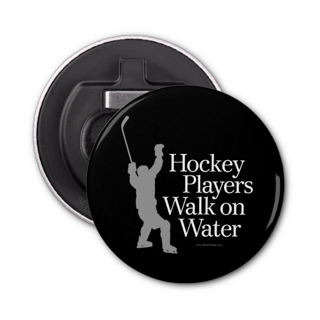 Abrebotellas Paseo de los jugadores de hockey en el agua (Anverso)
