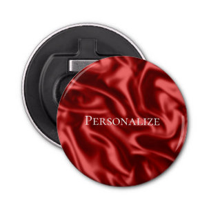 Abrebotellas Passion Red Romantic Faux Satin