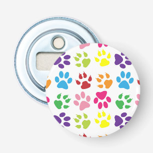 Abrebotellas Pasta de colores, patas de perro, patas de gato