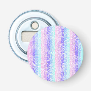 Abrebotellas Pastel Candy Swirls Patrón de fantasía suave a r