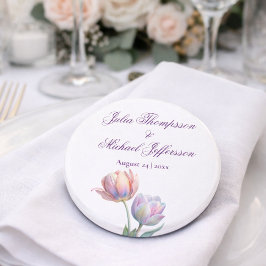 Abrebotellas Pastel Tulip Wedding Suite Elegant Typography