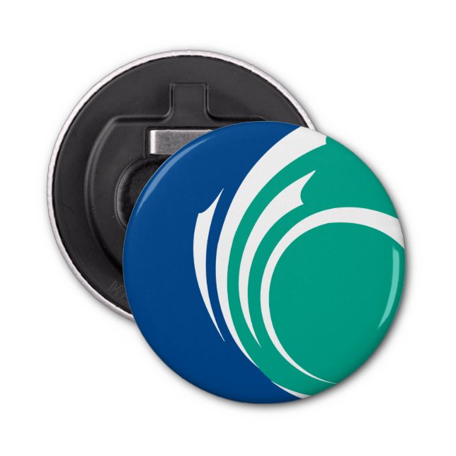 Abrebotellas Patriotic bottle opener with Flag of Ottawa (Anverso)