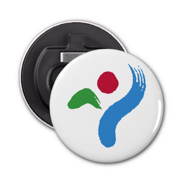 Abrebotellas Patriotic bottle opener with Flag of Seoul (Anverso)
