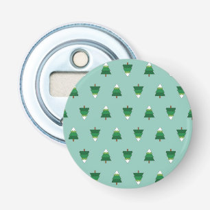 Abrebotellas patrón de árbol de Navidad