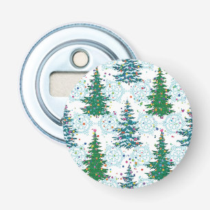 Abrebotellas patrón de árbol de Navidad