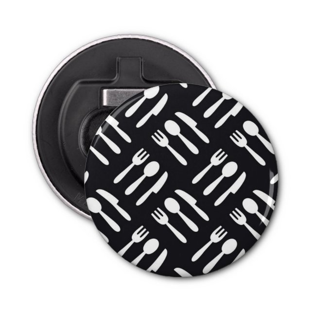 Abrebotellas Patrón de cuchara de horquilla (Anverso)