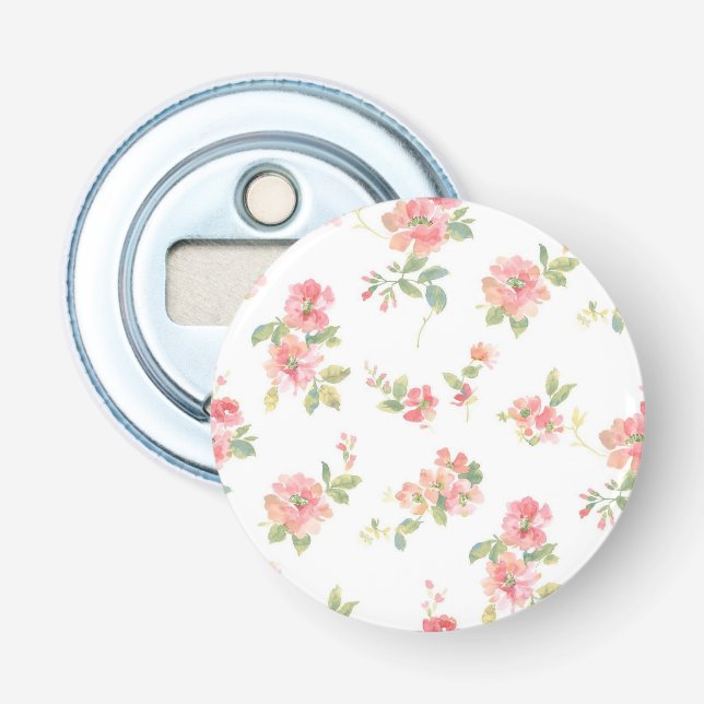 Abrebotellas Patrón de flor (Anverso)