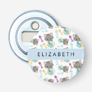 Abrebotellas Patrón De Gatos, Gatos Cutos, Gatitos, Tu Nombre