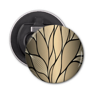 Abrebotellas Patrón de licencia creativa de oro antiguo